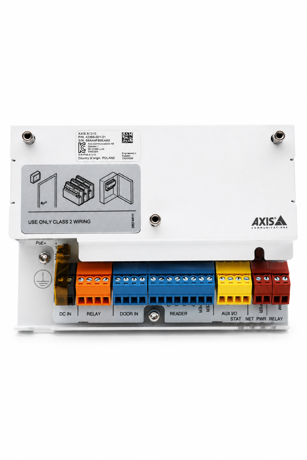 Axis A1210G-B Network Door Controller (Powered by Genetec)
