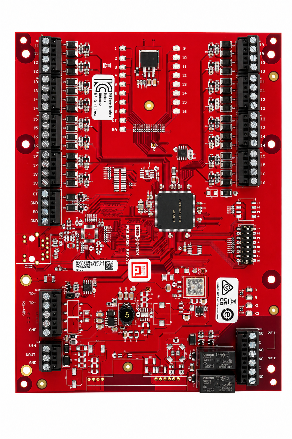 Mercury Security MR16IN-S3 16-Input Monitor Interface Module, Series 3 (Genetec SY-MR16IN-S3)