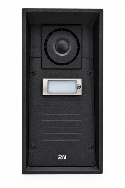 2N IP Force 1-Button IP Intercom Station, IP69K/IK10 Vandal-Resistant, PoE, No Camera (01336-001)